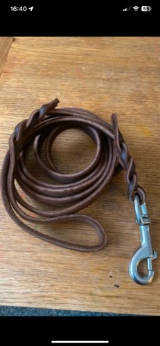Leather dog lead walking leash - leather,
