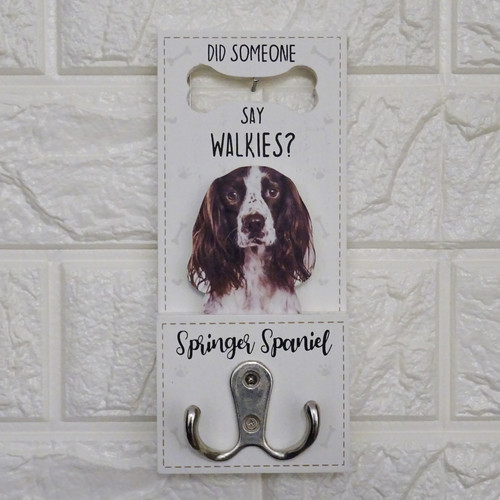 Springer spaniel dog lead hook - springer,
