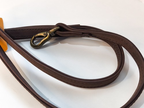 Dog lead leather pet leads - leather,
