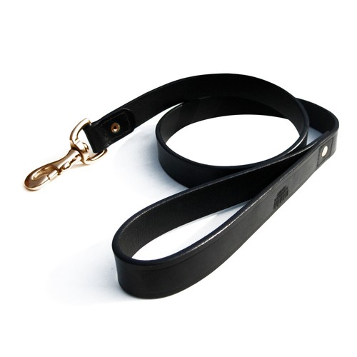 Real leather dog - dog, lead