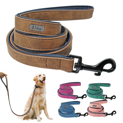 4ft soft leather padded dog - 4ft,