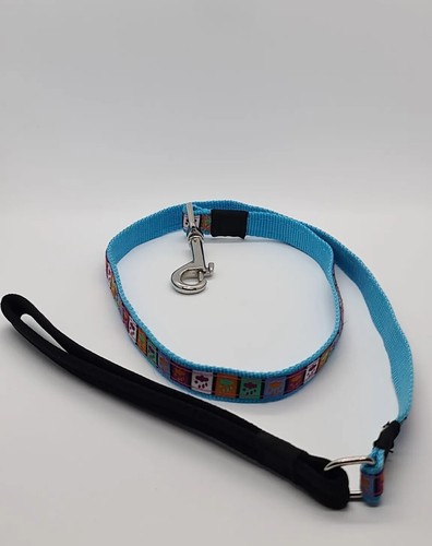 Lovely blue patterned - , nylon