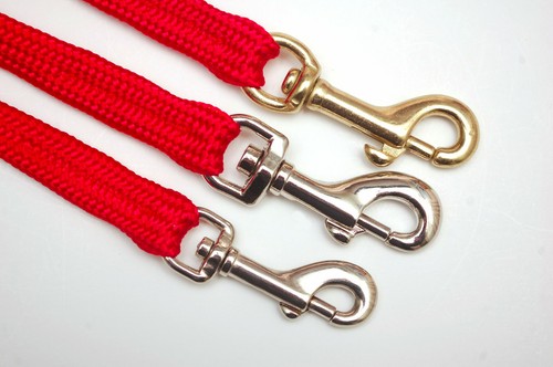 Red dog lead hand - lead, made