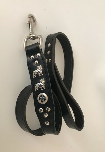 Dog lead leather - leather,